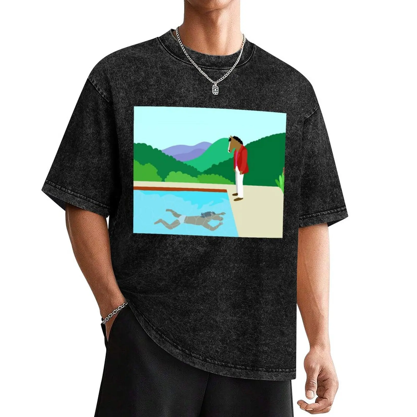 

Minimal Horseman T-Shirt baggy shirts graphics sublime t shirts for men cotton