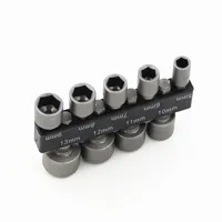 :10 In 1 Rapid Ratchet Wrench 5-13mm Power Nut Driver Adapter Pawl Socket Spanner Screwdriver Hand Tool Set for Car Repair