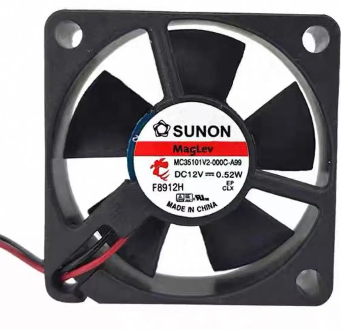 MC35101V2-000C-A99 ل Sunon 3510 35X35X10MM 35 مللي متر تيار مستمر 12 فولت 0.52 واط 2Pin مروحة تبريد صغيرة صغيرة