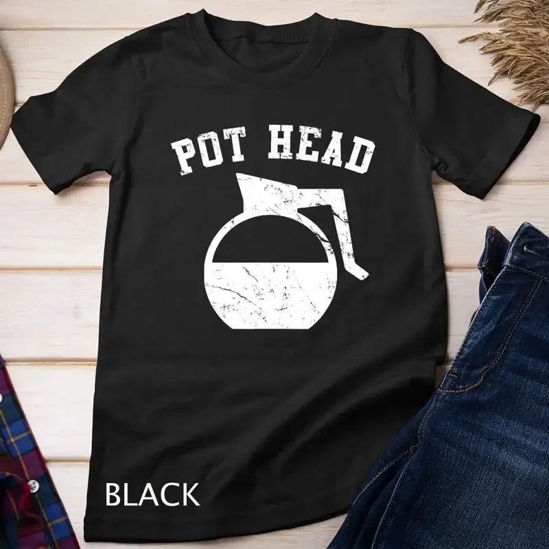 Coffee Pot Head T Shirt Unisex T shirt