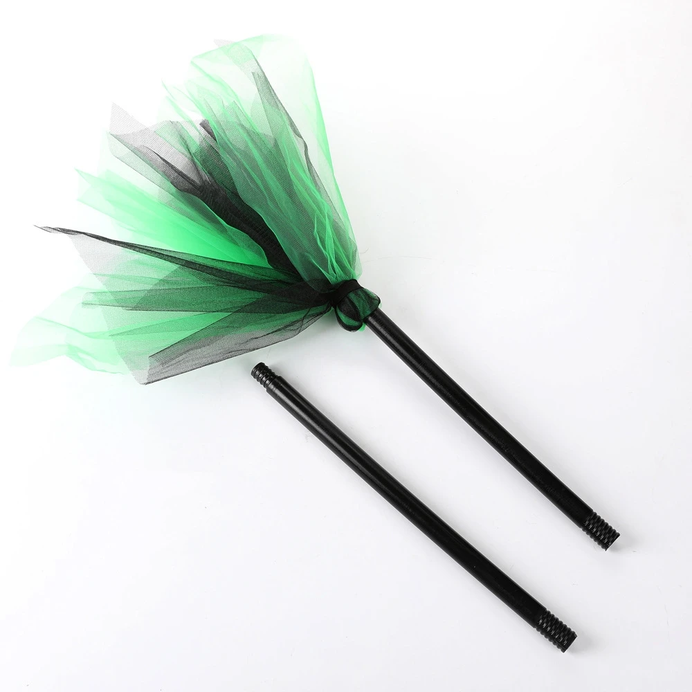 Kids Heksenkostuum Bezem Gesegmenteerde Halloween Cosplay Bezem Party Heksenbezem Polyester Voor Maskerade Cosplay Woondecoratie