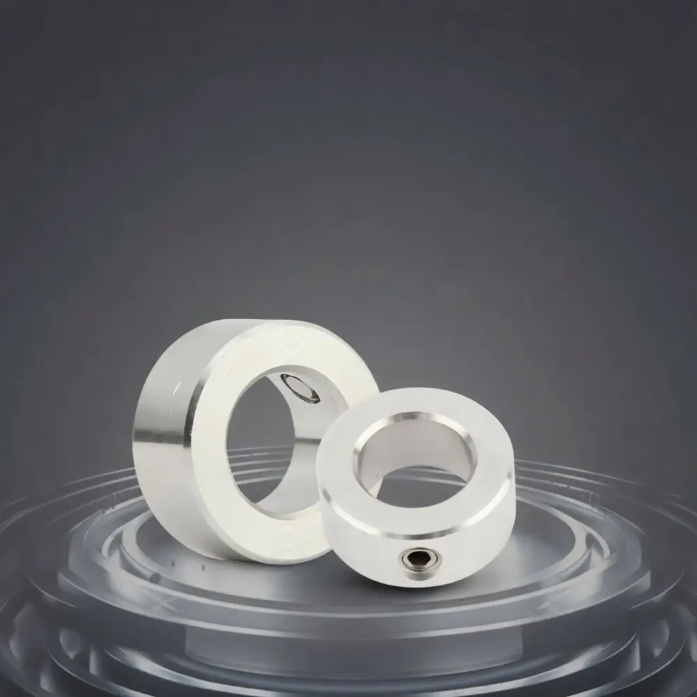 Professional 304 Stainless Steel Shaft Collar Fixed Ring Set Screw Fastener For Automation Motion Control Hardware Gear