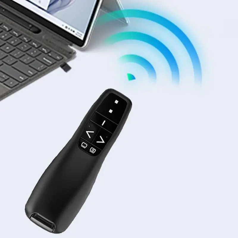Presentatie Clicker Draadloze aanwijzer Clicker voor presentatie Afstandsbediening Presenter Pointer PPT Slide Advancer Pen voor
