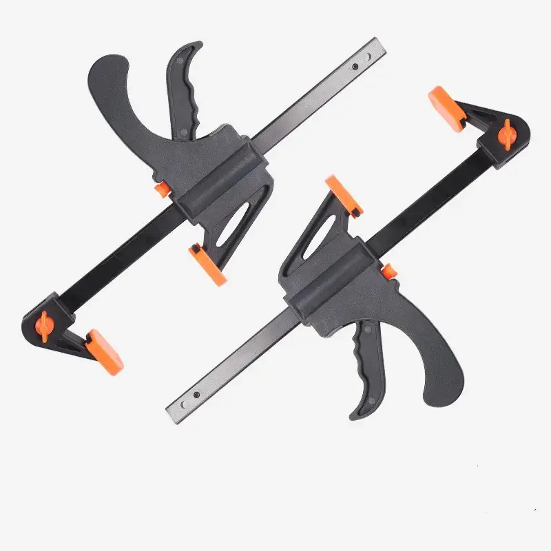F-clamps for woodworking, 4/6/8/10/12/18/24/30-inch sizes, thickened metal wood clamps for wood panels, woodworking tools