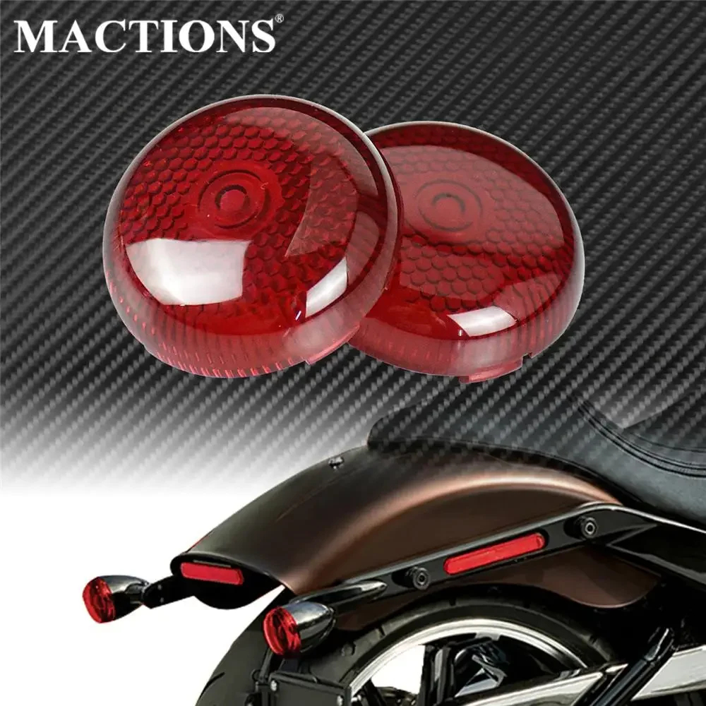 2PCS Motorcycle Turn Signal Light Lamp Lens Cover New For Harley Touring Dyna Softail Sportster XL 1200 883 Road Glide FLHR FLHX