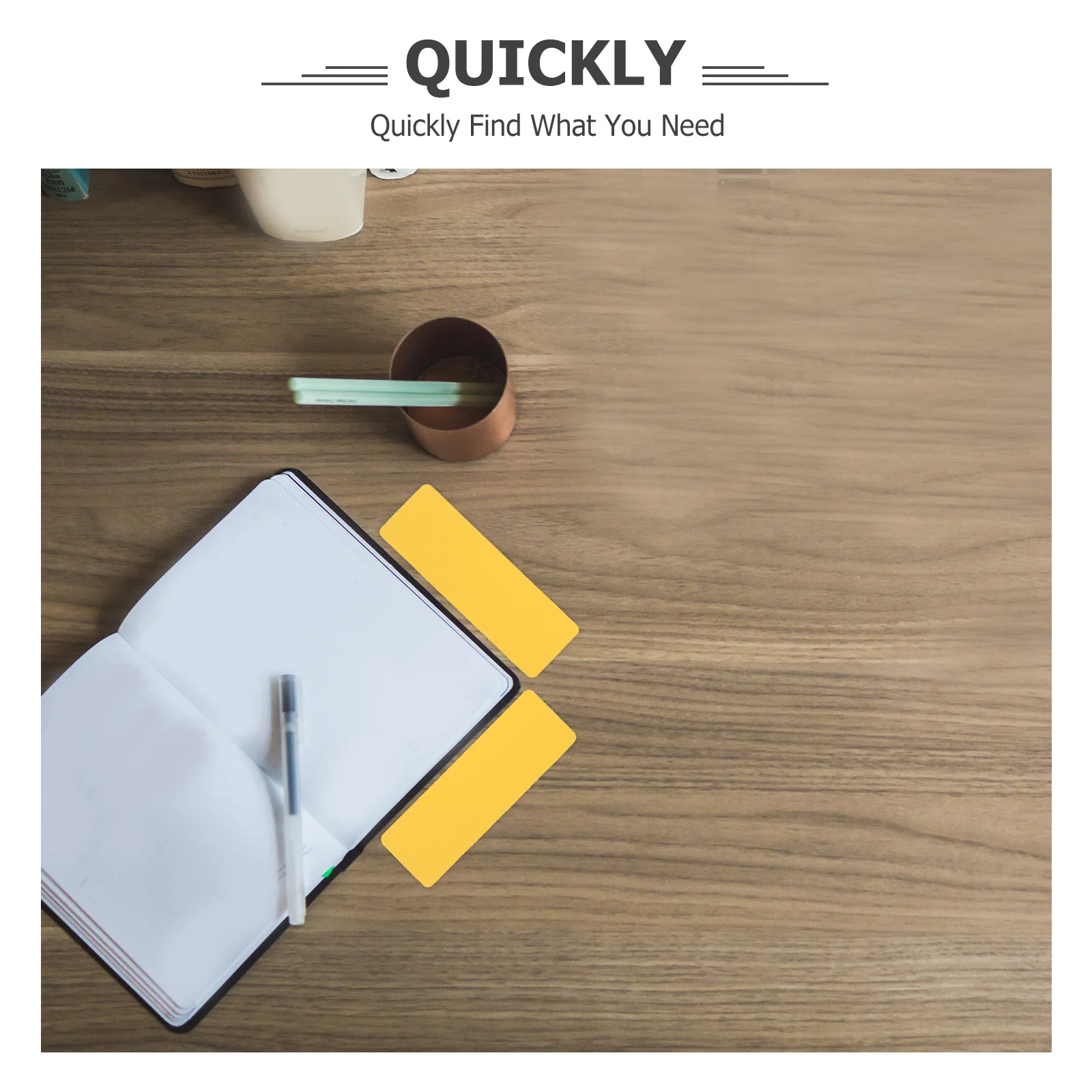 10 قطع من ملصقات الموقع اللاصقة، سهلة التعرف، منظمة فعالة، متعددة الاستخدامات، تطبيق بسيط، مادة متينة