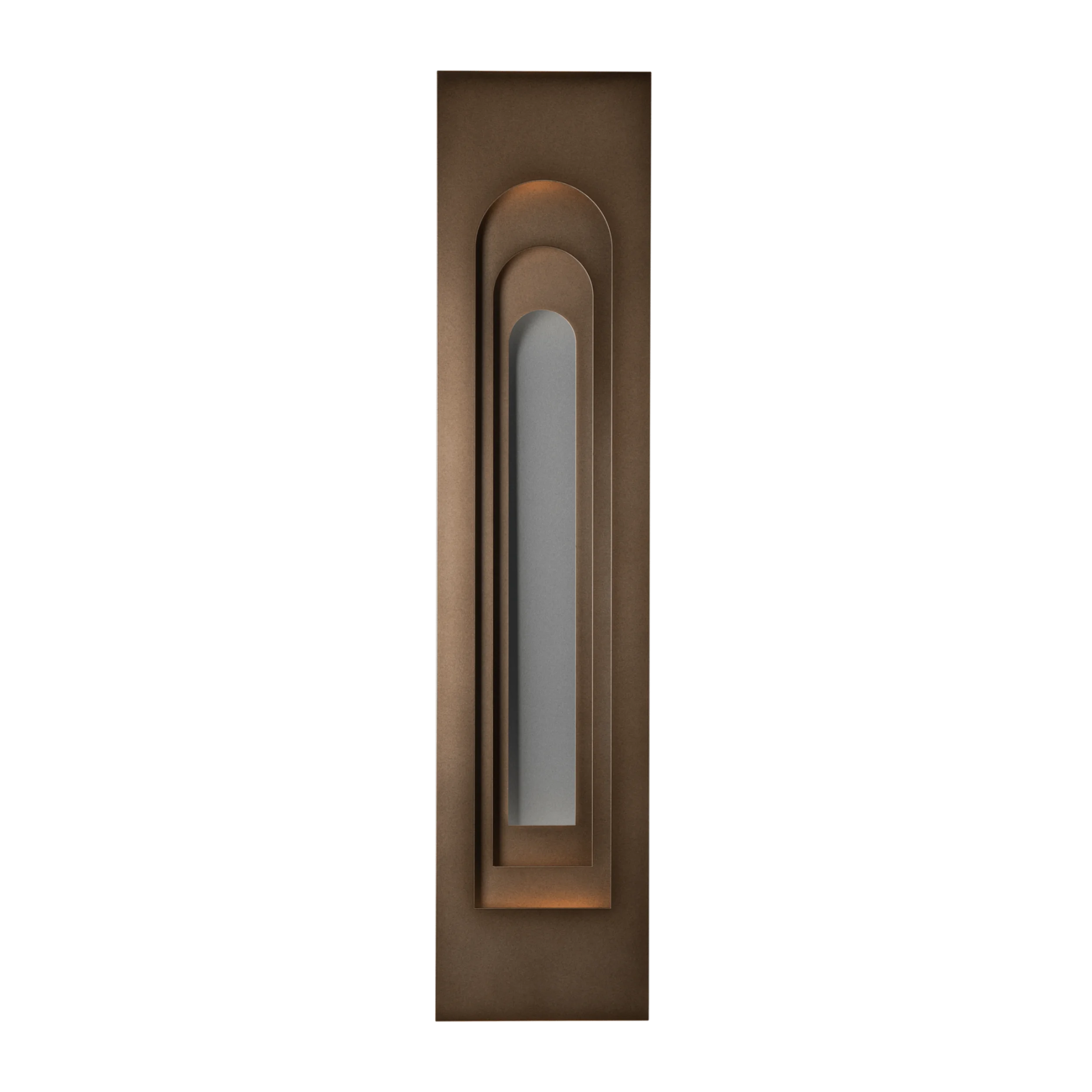 Modern Simple Aluminum LED Outdoor Wall Sconce Water-Proof Bronze Finish Warm White Wall Scone for Entrance Garden