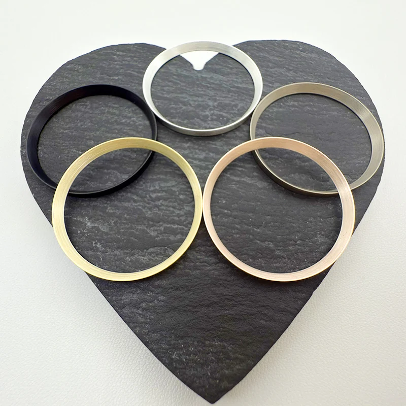 

Mod Matte 30.3mmx27.3mm Watch Chapter Ring Fit SKX007 SKX009 SRPD NH35 NH36 Watch Case Replace Metal Inner Ring Watch Parts