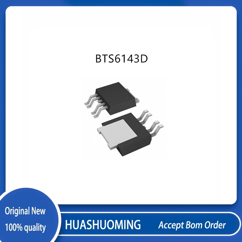 5Pcs/Lot   BTS6143D 6143D TO-252-5