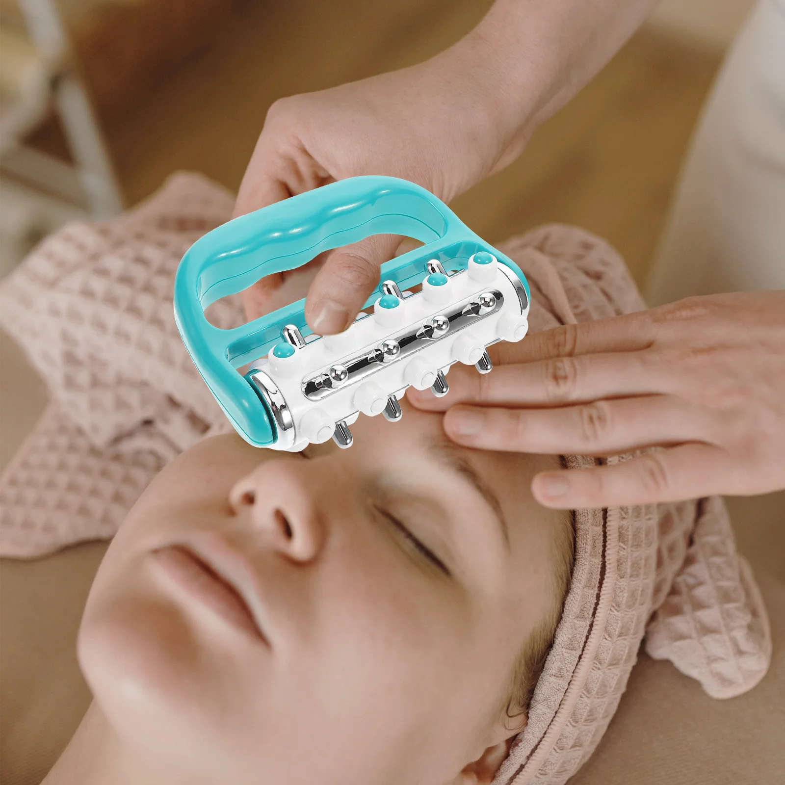 

Manual Scalp Massager Brush Neck Head Massager Home Use Relaxing Scalp Massage Comb Tension Relief Facial Skin Care Accessory