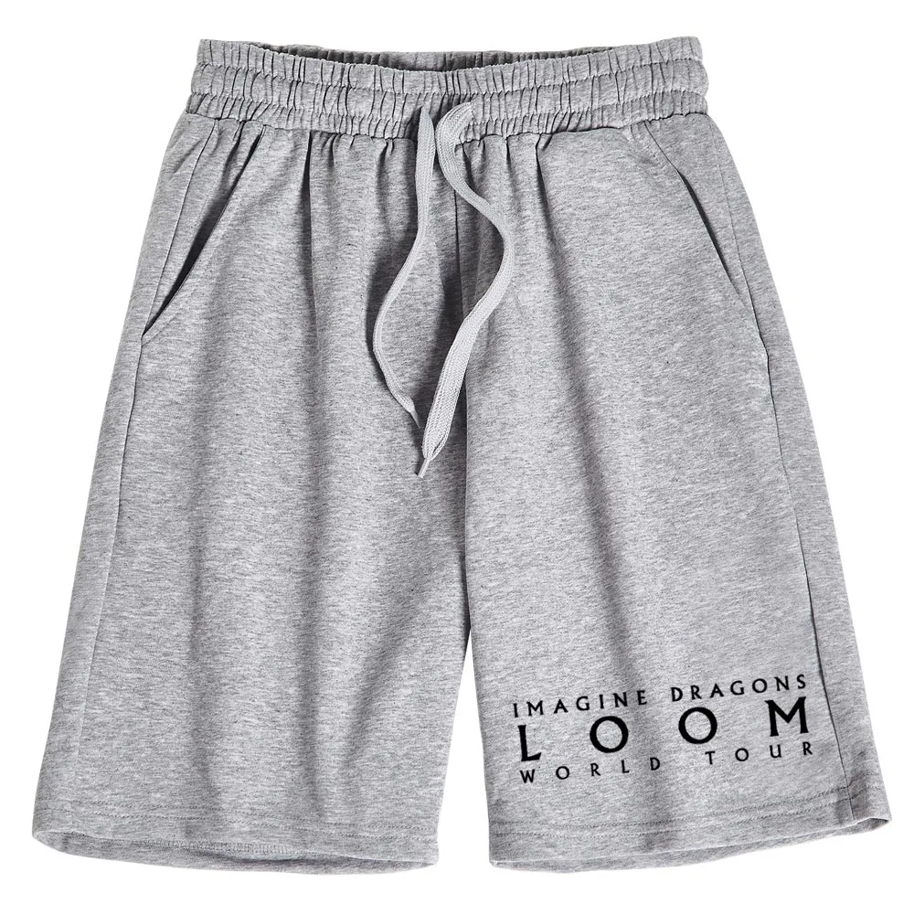 Imagine Dragons Loom World Tour 2024 Cotton Trousers Unisex Casual Beach Regular Summer Printing Music Fans Gift Short Pants