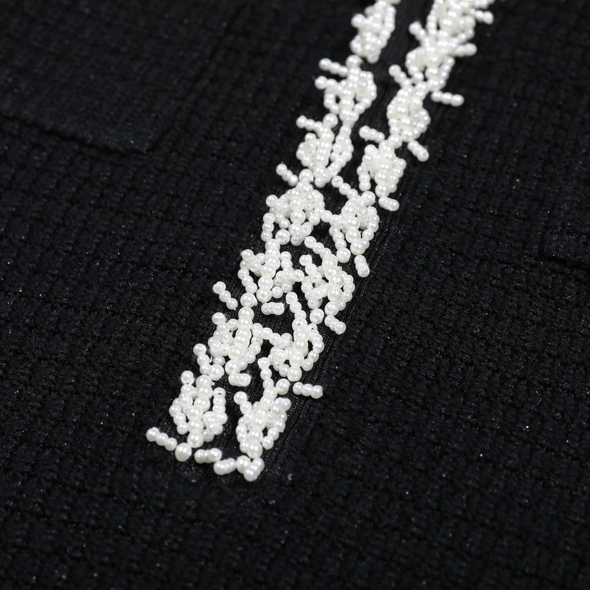 لونين عالية الجودة وعصرية جديدة مطاطا محبوك الخامس الرقبة حبة جيب بأكمام طويلة سليم صالح ذيل السمكة فستان المرأة #4