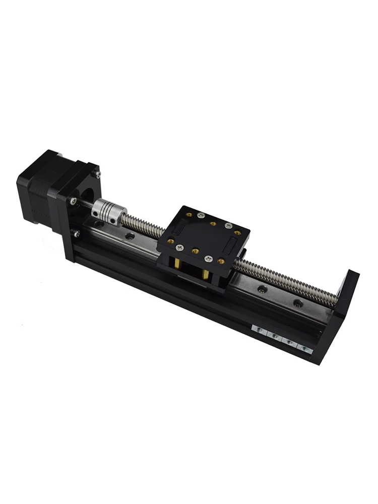 

Miniature Precision 42 Linear Stepper Motor Guide Rail Slide Table T-shaped Screw Line Rail Electric Slide Rail Module Workbench