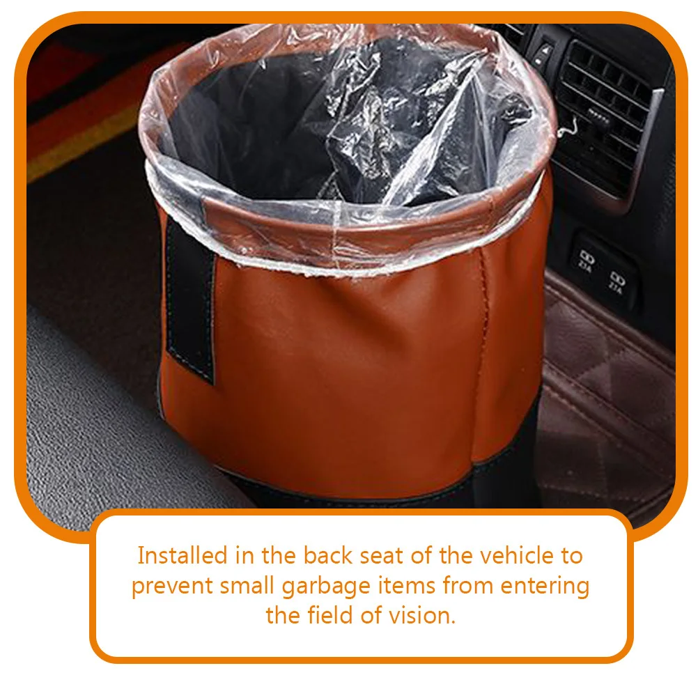 

Car Trash Can Portable Foldable Collapsible Large Garbage Bin Car Organizer Camping Storage Portable Trash Can