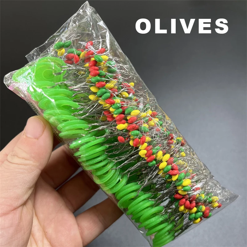 600 Stück/Set Angelgummi-Stopper-Perlen, Schwimmerstopper, Space Beans, Schnurverbinder für Karpfen-Süßwasser-Angelausrüstung – Detail 4