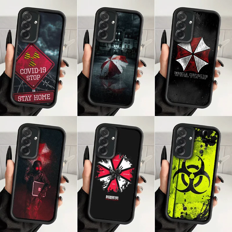 R-Resident-Evil Game Shockproof Phone Case For Samsung A13 A14 A15 A16 A17 A33 A34 A35 A36 A37 A53 A54 A55 A56 A57 A23 A24 A25 A