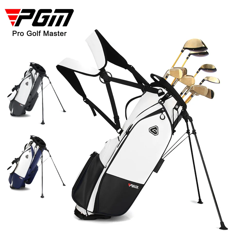 PGM Golf Bag Fully Waterproof Stand Bag Lightweight Can Hold A Full Set of Clubs Outdoor Club Bag Backpack QB073