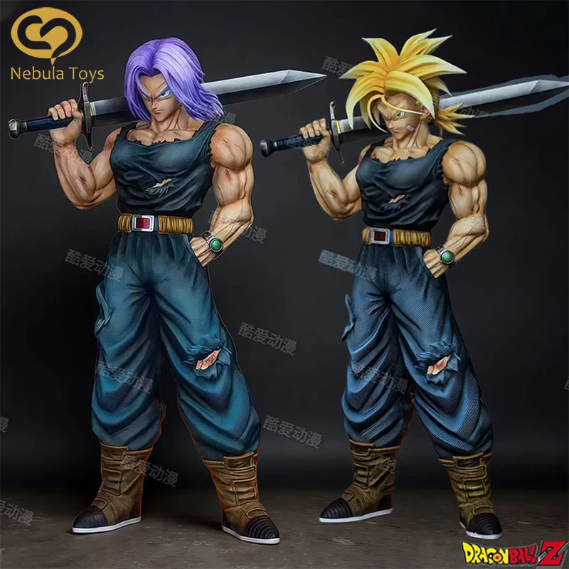 Anime dragon ball figuras troncos figura de ação duas cabeças torankusu estatueta estátua pvc modelo mesa decora boneca brinquedo presente natal