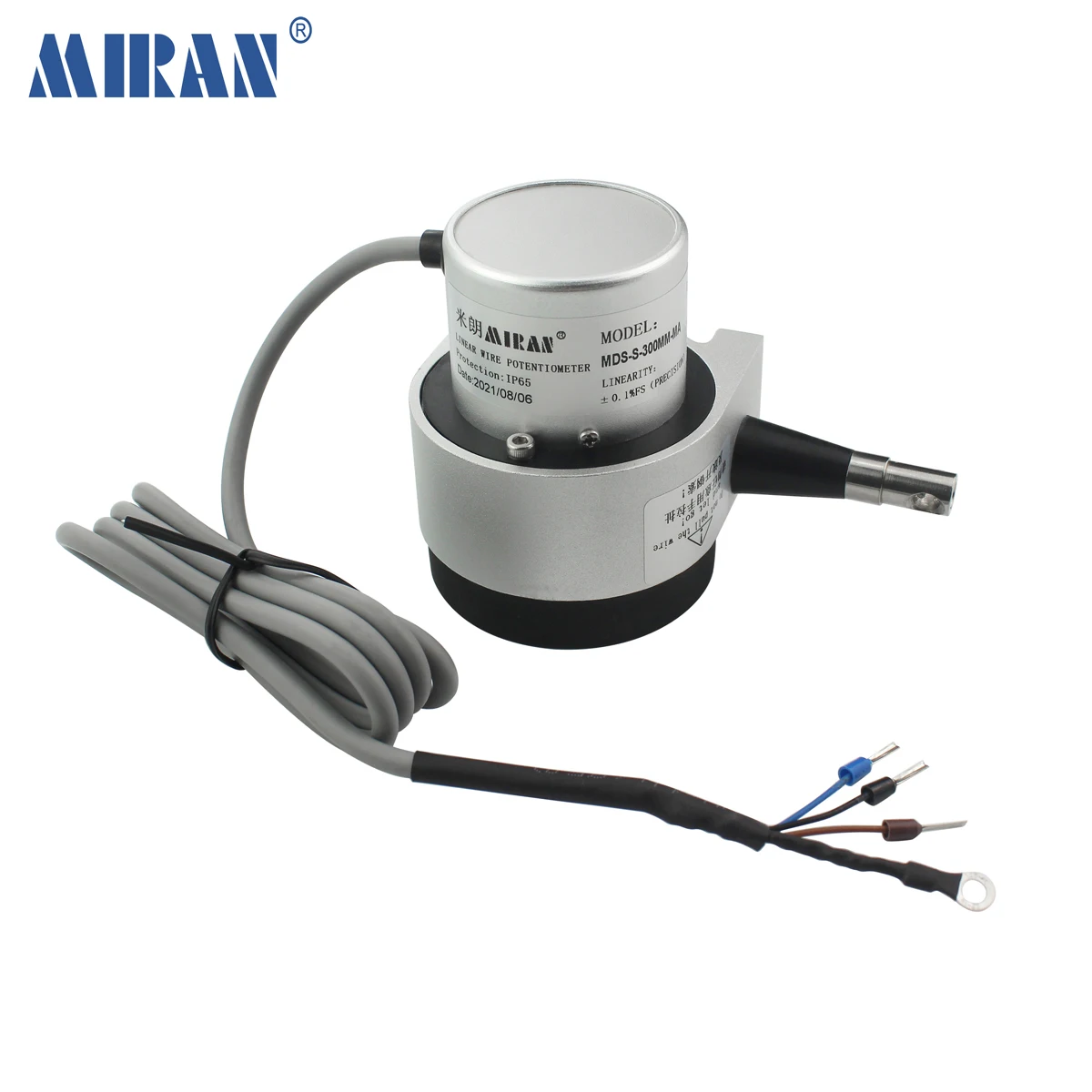 Miran Wire Rope Displacement Sensor 4-20mA 2 wire New Type Small Size For Bridge Surveying and Monitoring MDS-S Range 100-1200mm