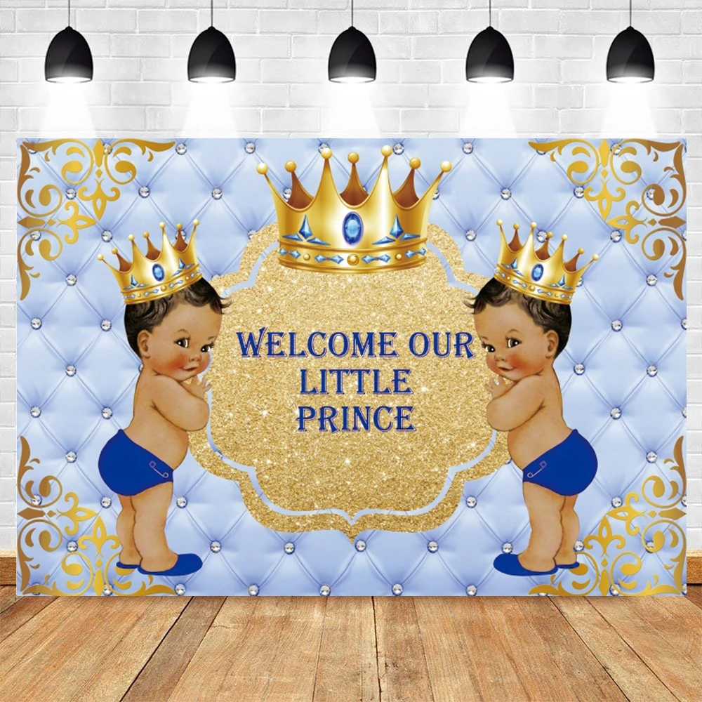 生まれたばかりの赤ちゃんの誕生日の写真の背景,青とピンクの王女の王冠,男の子と女の子の写真スタジオ