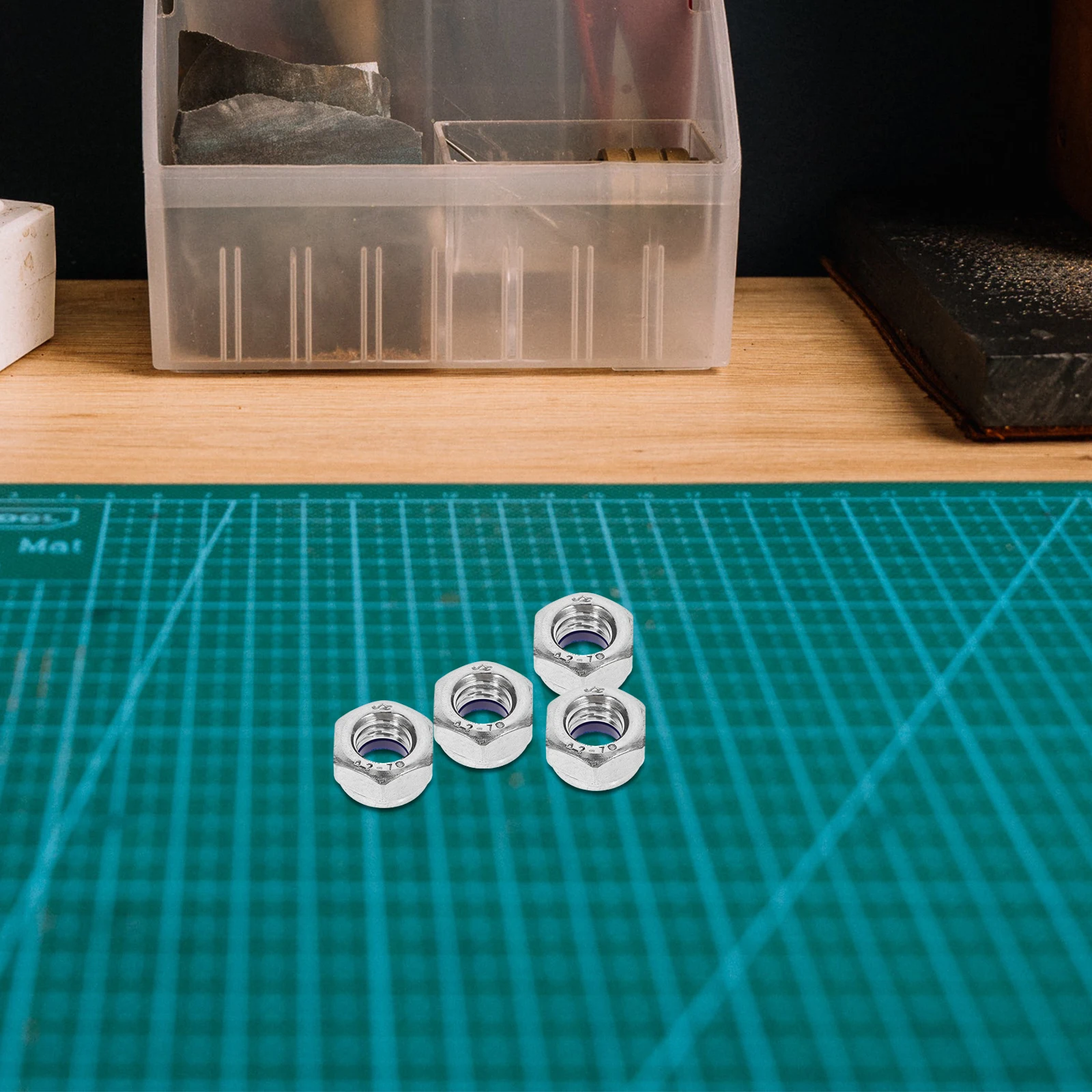 

15pcs Stainless Steel Hexagon Lock Nuts 304 Hardware Fasteners For Machinery niture Lamp Parts Thread Nut Set