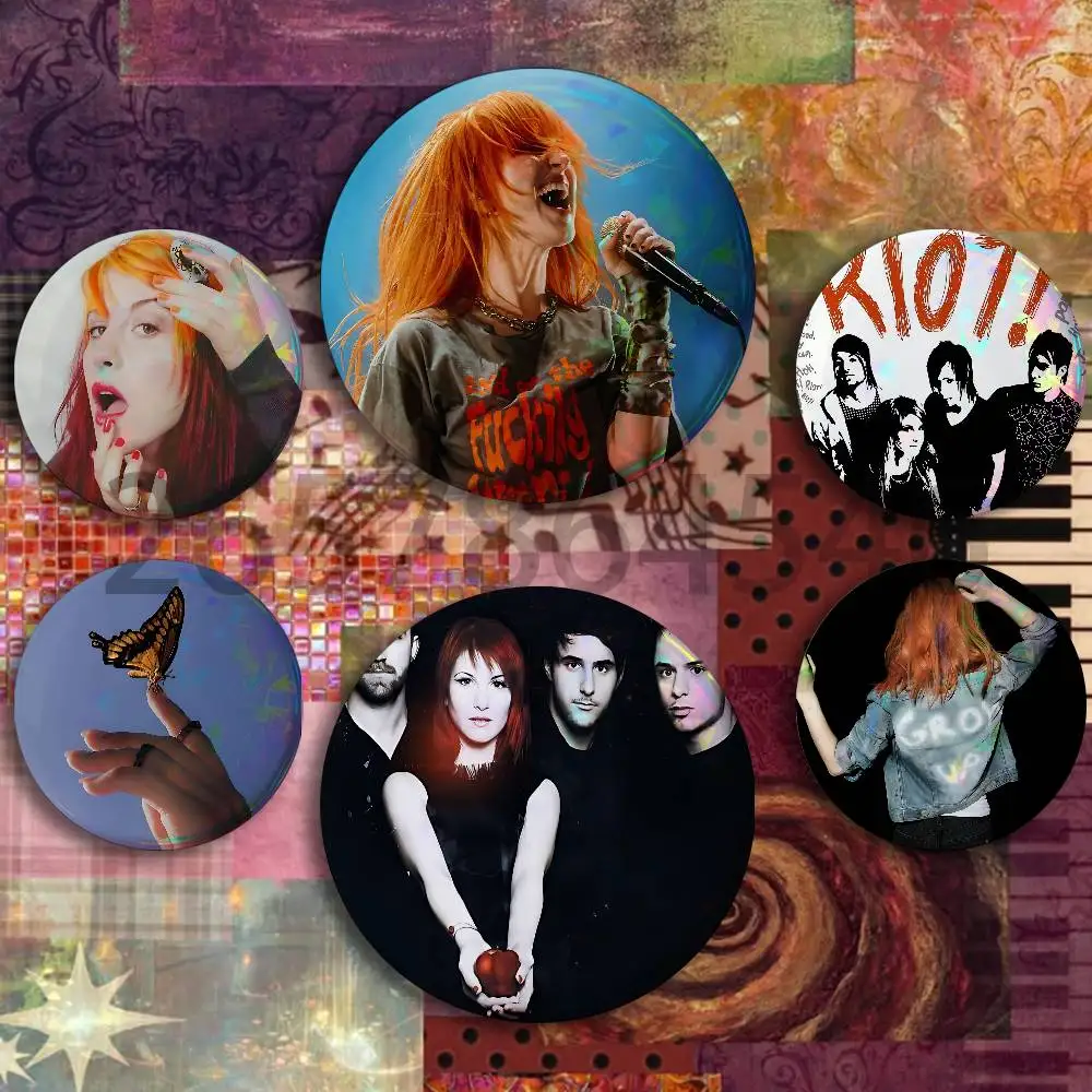 P-Paramore Button Badge Set Pin Single Pack Anime Merch for Ita Bags Badge Collectible Buttons