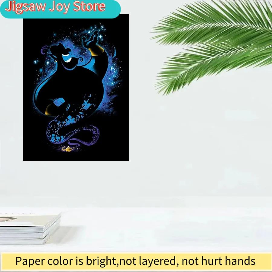 

1pc DIY 5D Diamond Painting Kit - Whimsical Cartoon Character with Magical Powers, Round Acrylic Diamonds, Frameless Canvas Wa