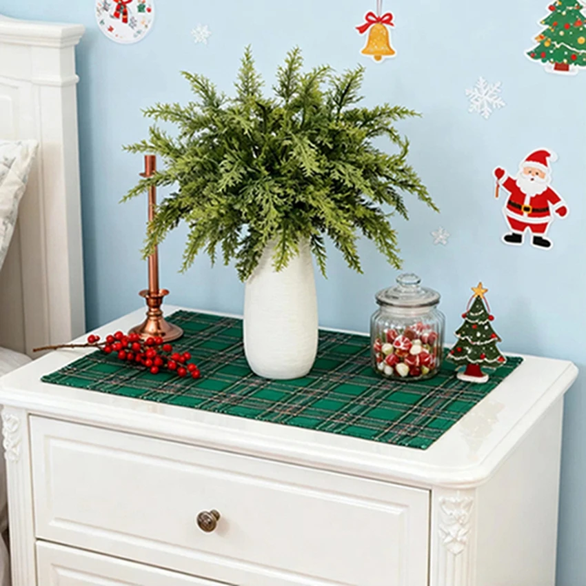 

Artificial Plants Cypress Leaves Christmas Tree Party Home Living Room Decor Outdoor Garden Wedding Flowers Craft Gift Ornaments