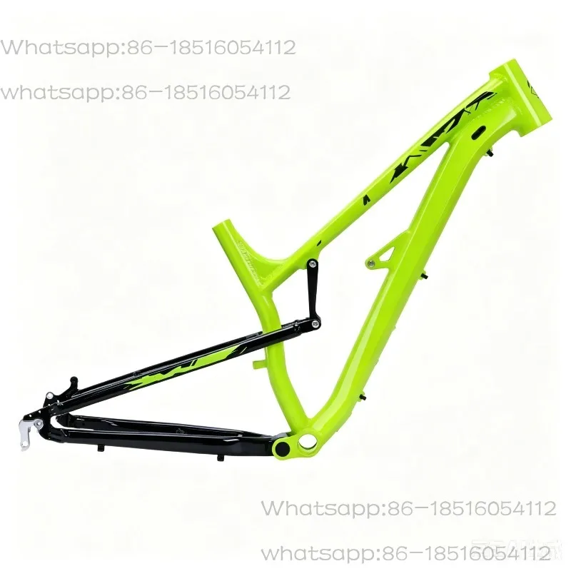 Customized Full Suspension MTB Bike Frame 26 27.5 16inch Aluminum Alloy Downhill Enduro Mountain Bicycle  Frame