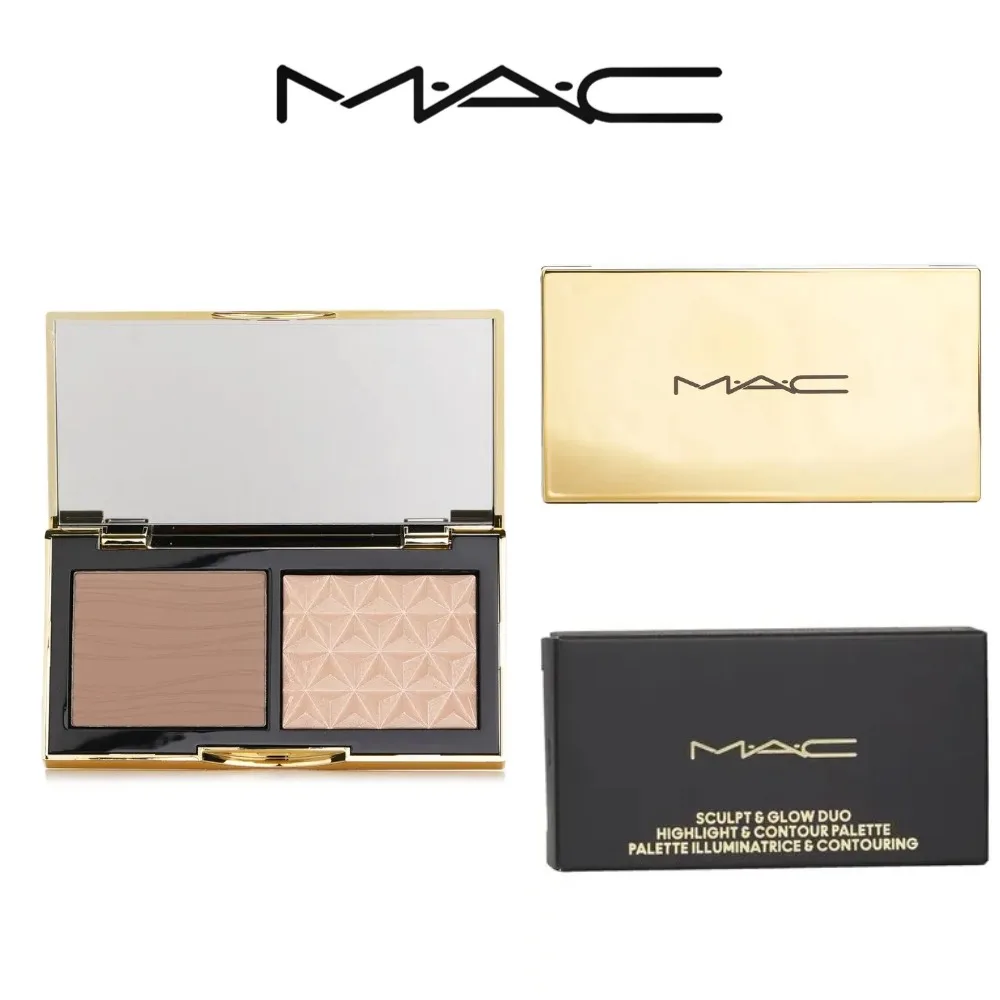 MAC Sculpt & Glow Duo (Omega, Double Gleam) SRLA - 7g - Maquillaje Original de MAC para Mujer, Maquillaje de Belleza