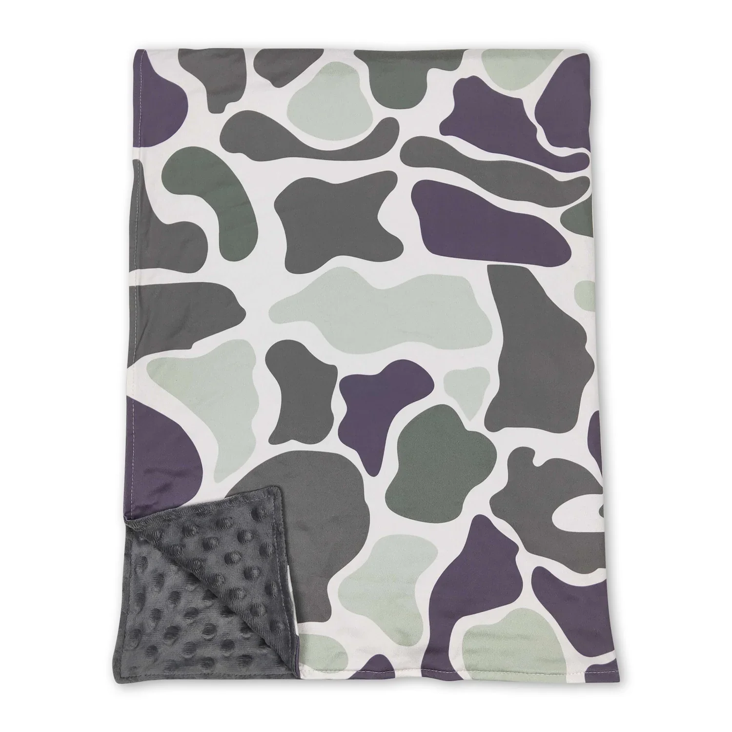 

Olive camo baby kids hunting blankets