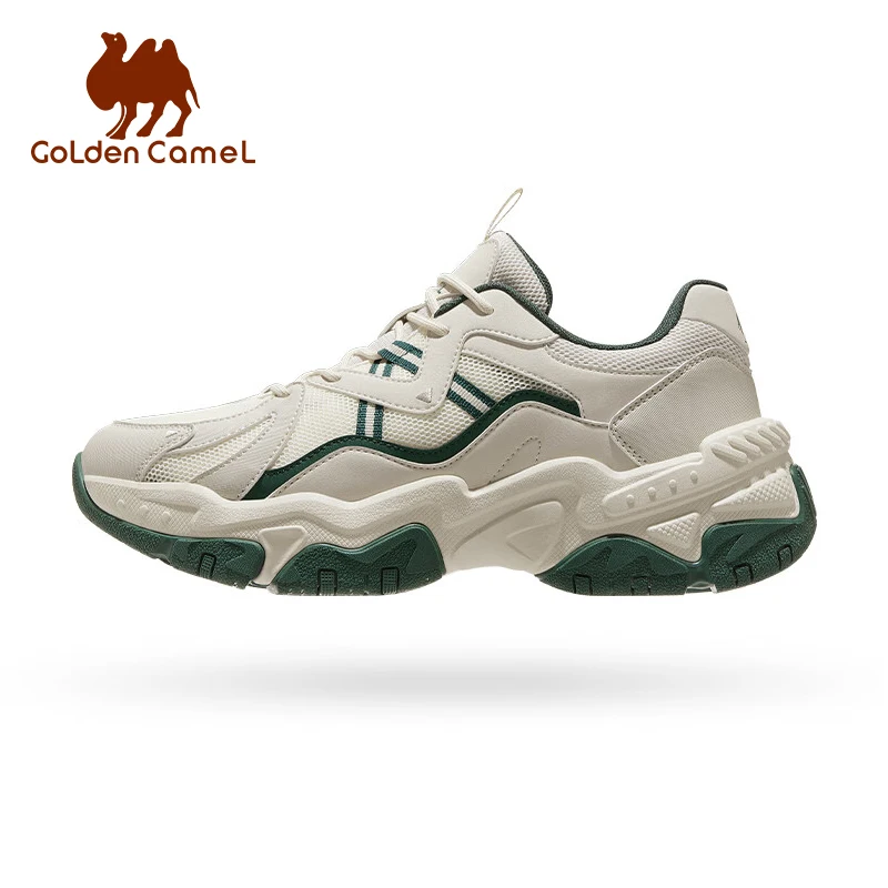 GOLDEN CAMEL Sports Shoes Women and Men Sneakers Comfortable Casual Soft Thick Sole Increased Retro Dad Shoes for Men 2024 New