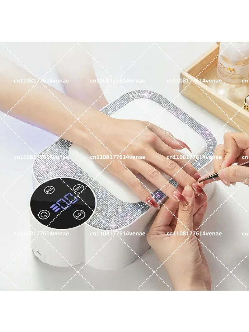 Nail Lamp for Gems Fast Cure, High Power UV/LED Portable Dryer, No Black Hand