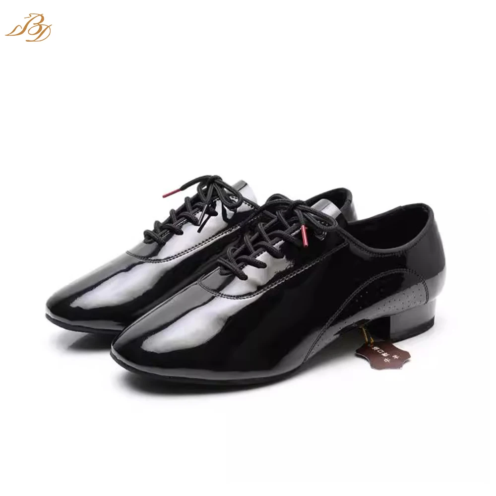 Luxury Modern Dancing Sneakers Tango Shoes FriendshipCompetition Adult Sports AerobicsShoePatent LeatherFitness BreathableBD309