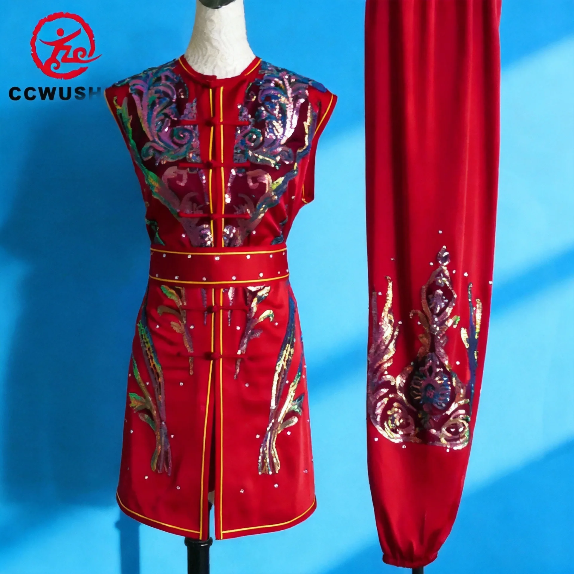 

chinese boy nanquan clothes changquan uniform Martial arts competition clothing embroidered kungfu nanquan taolu clothes uniform