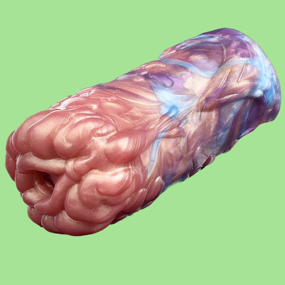 GEEBA Fantasy Silicone Dragon Masturbator Animal Masturbation Cup Male Penis Stroker Pocket Pussy Onahole Adult Sex Toy for Men