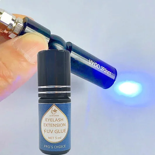 5ml UV Eyelash Extension Glue Non-Stimulation Private Label Factory Direct Supply