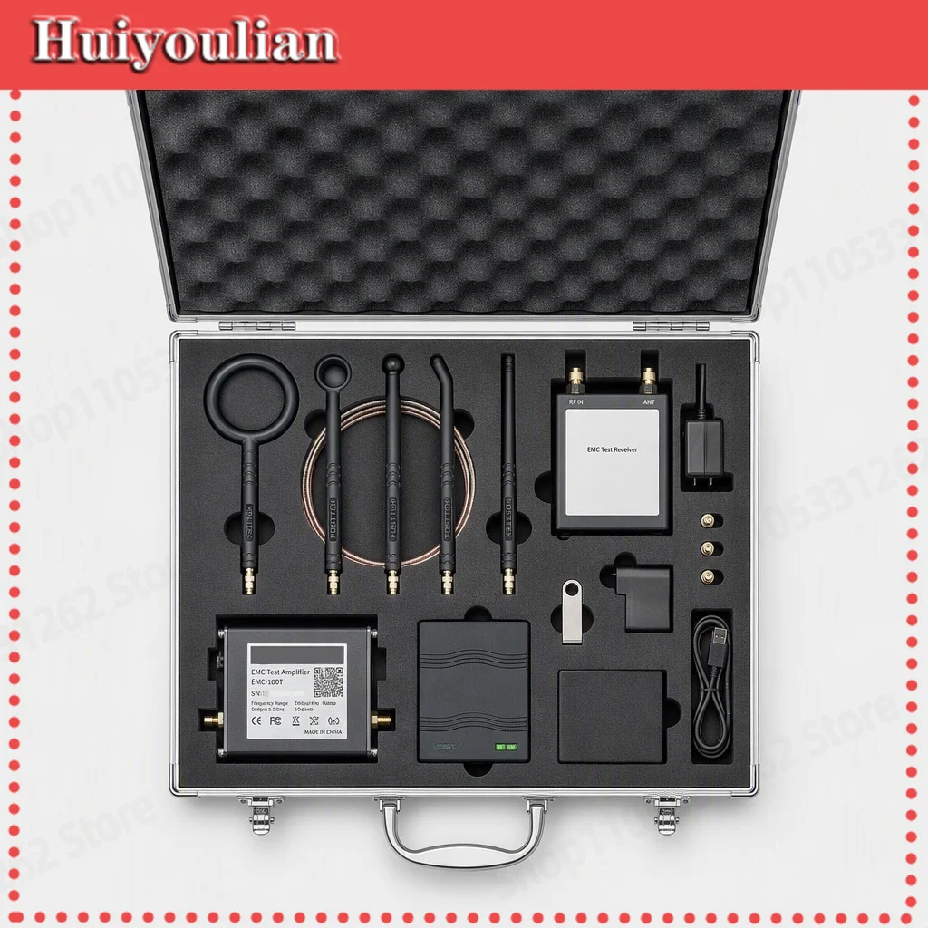 EMC Test Receiver Spectrum Analyzer Signal Generator Near-Field Probe Amplifier Kit High Accuracy Anti-Interference Industrial