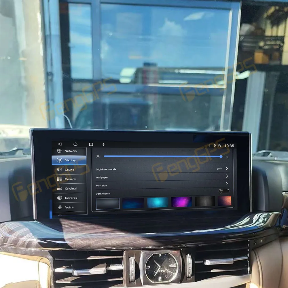 

Автомобильный радиоприемник CarPlay 10,25 дюйма для Lexus LX570 2008-2015, мультимедийный плеер с сенсорным экраном, GPS-навигация, автомобильные аксессуары BT