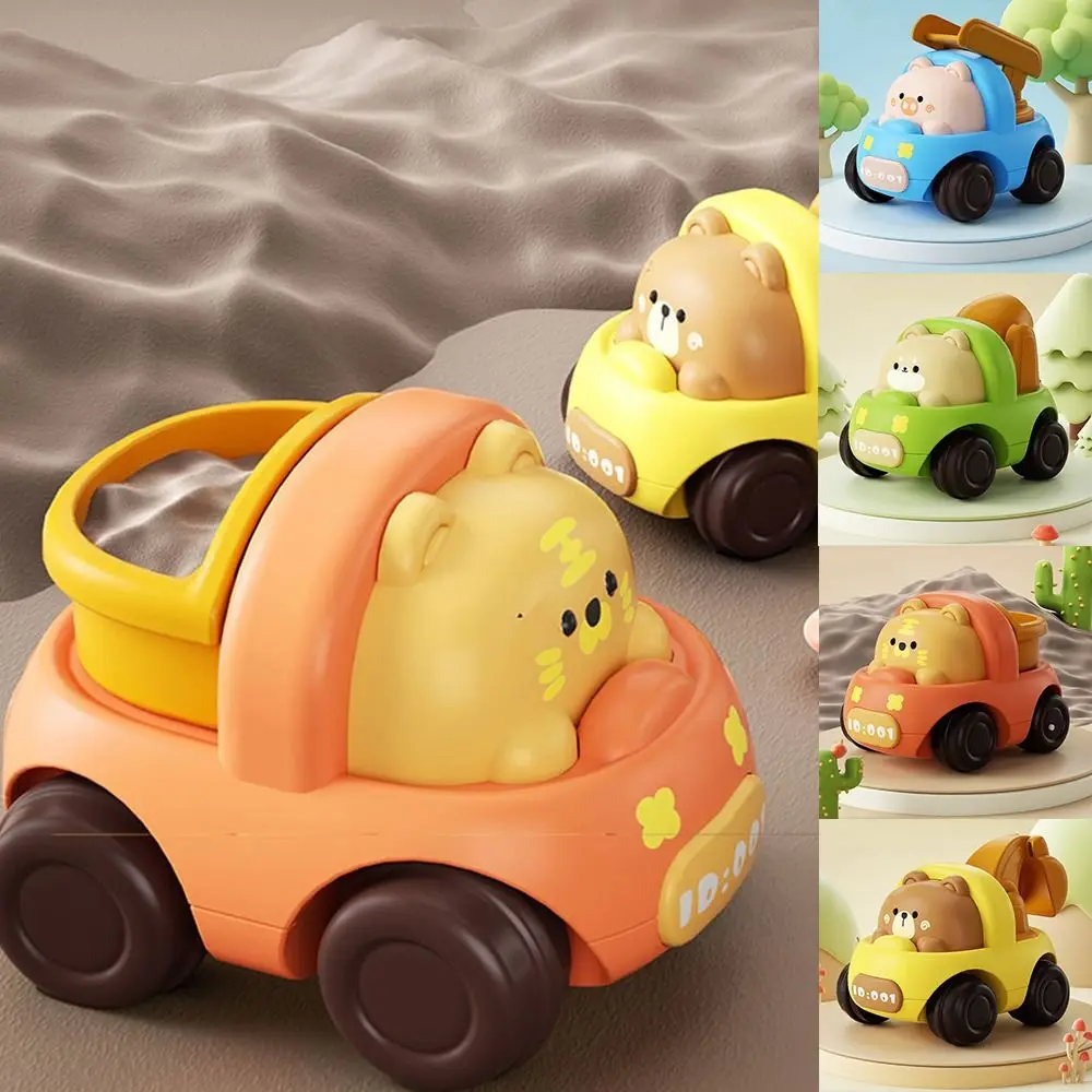 

Excavator Mini Inertial Engineering Car Toys Cartoon Animal Mixer Construction Trucks Tipper Truck Ladder Truck Vehicle Model