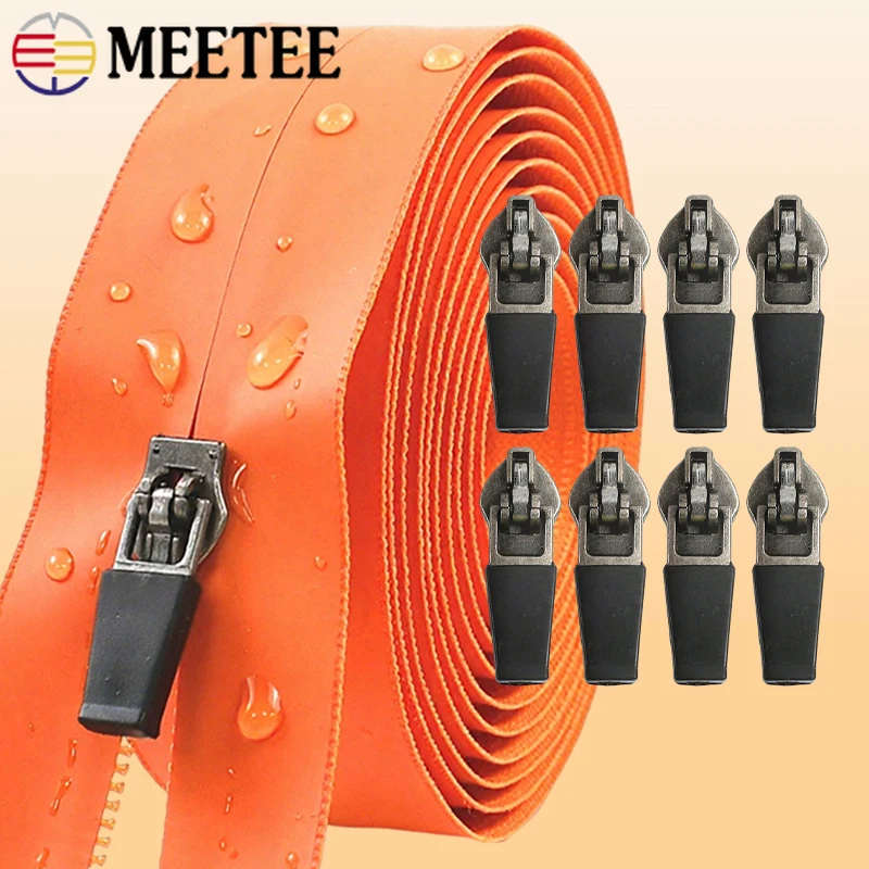 1/2/5Meters 3#5# Waterproof Nylon Zipper with Slider Tent Clothes Zip Outdoor Bag Down Coat Decor Zippers DIY Sewing Accessories
