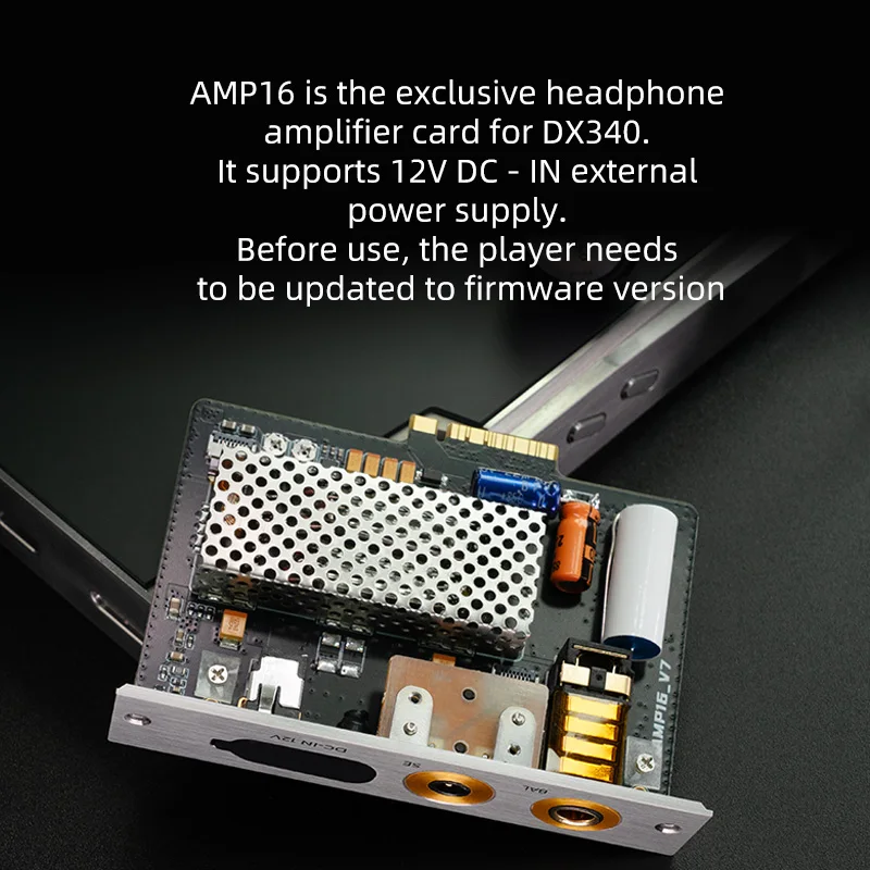 iBasso AMP16/amp14 nutube ear amplifier card Vacuum tube for DX340