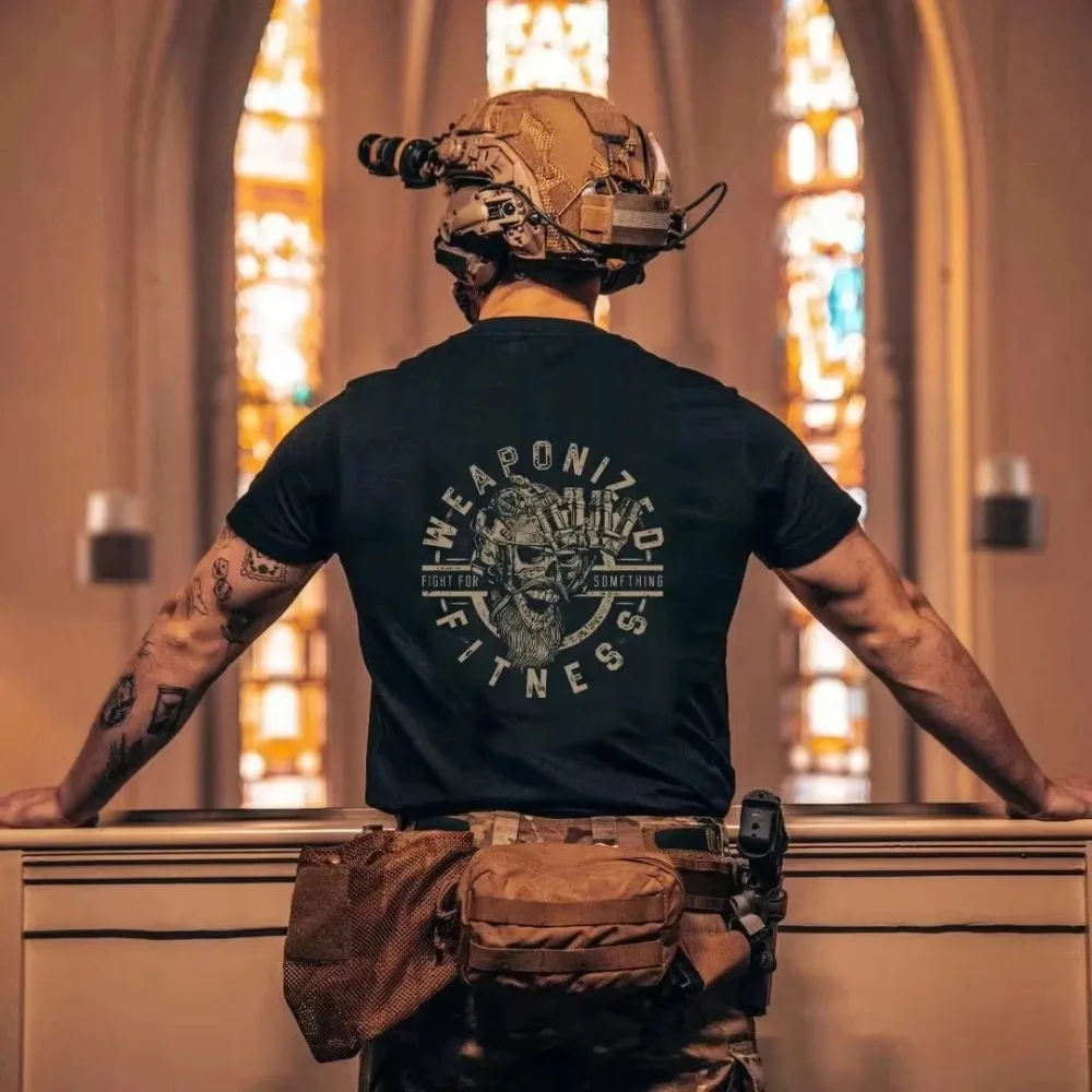 Nueva Camiseta Táctica de Verano para Hombre, Estilo Militar, Tela de Alta Calidad, Estilo Urbano, 100% Algodón Puro, Material Suave