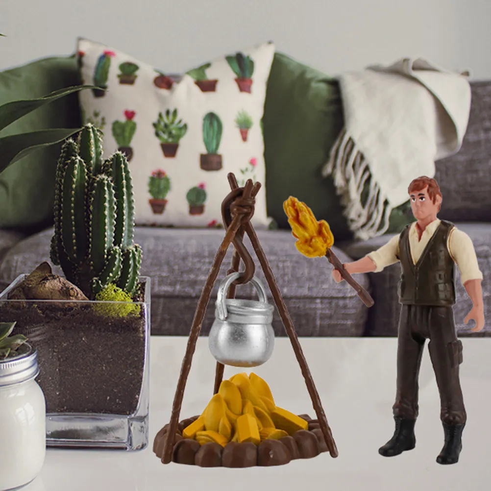 

Набор для игры в диких условиях: мини-факел для костра, обучающий игровой набор для детей, изучающих природу и кемпинг