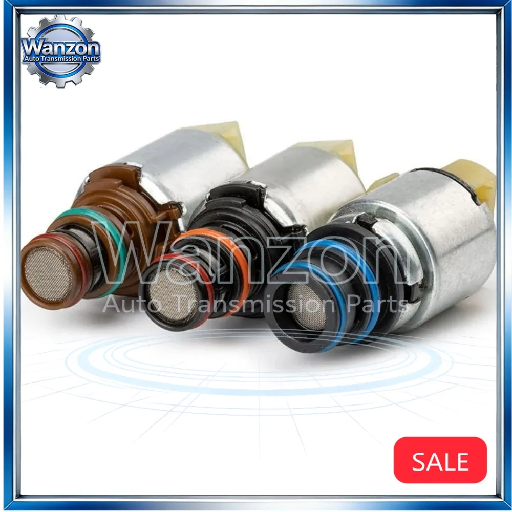 Original 6F35 6R80 solenoid Transmission  valve 7-piece set suitable for Ford Escape Fusion Mazda CV6Z-7G391-A after 2009 6F15