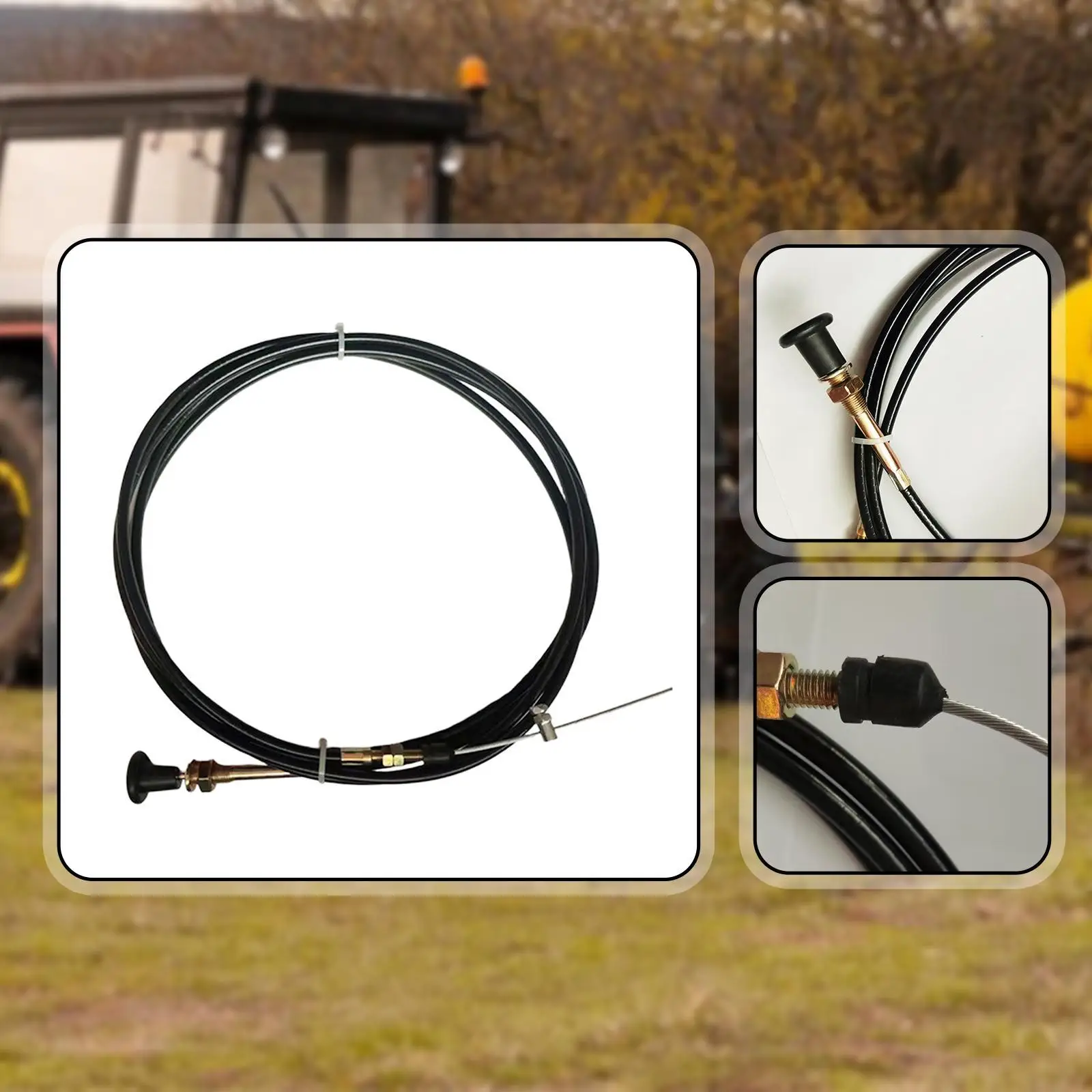 Push Pull Carburetor Choke Control Cable for Motorcycle Farm Equipment