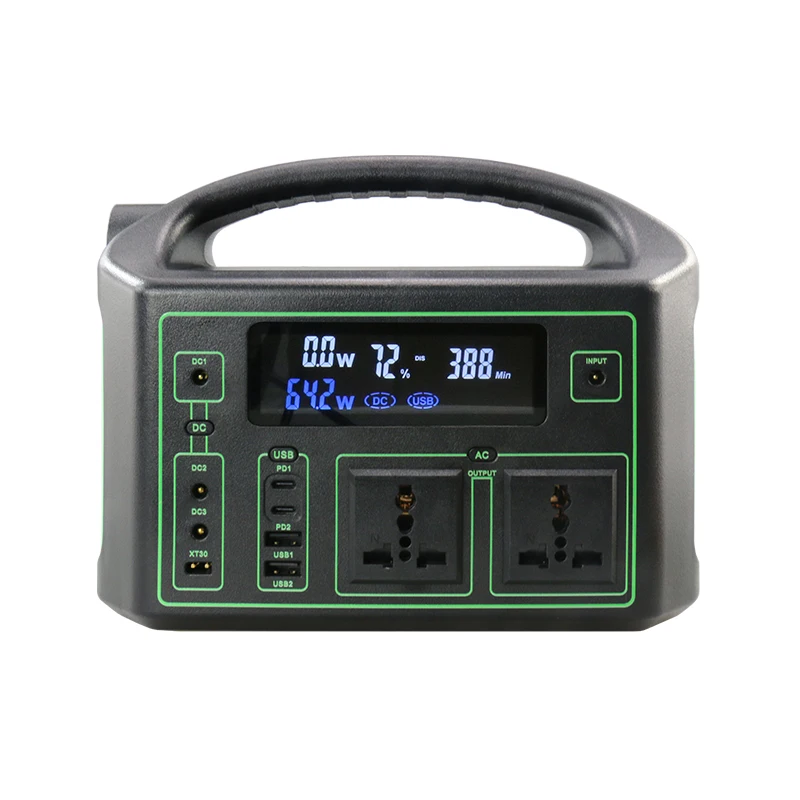 New products 2021 portable power station solar charger 100000mah AC charging 300W 220V for camping use