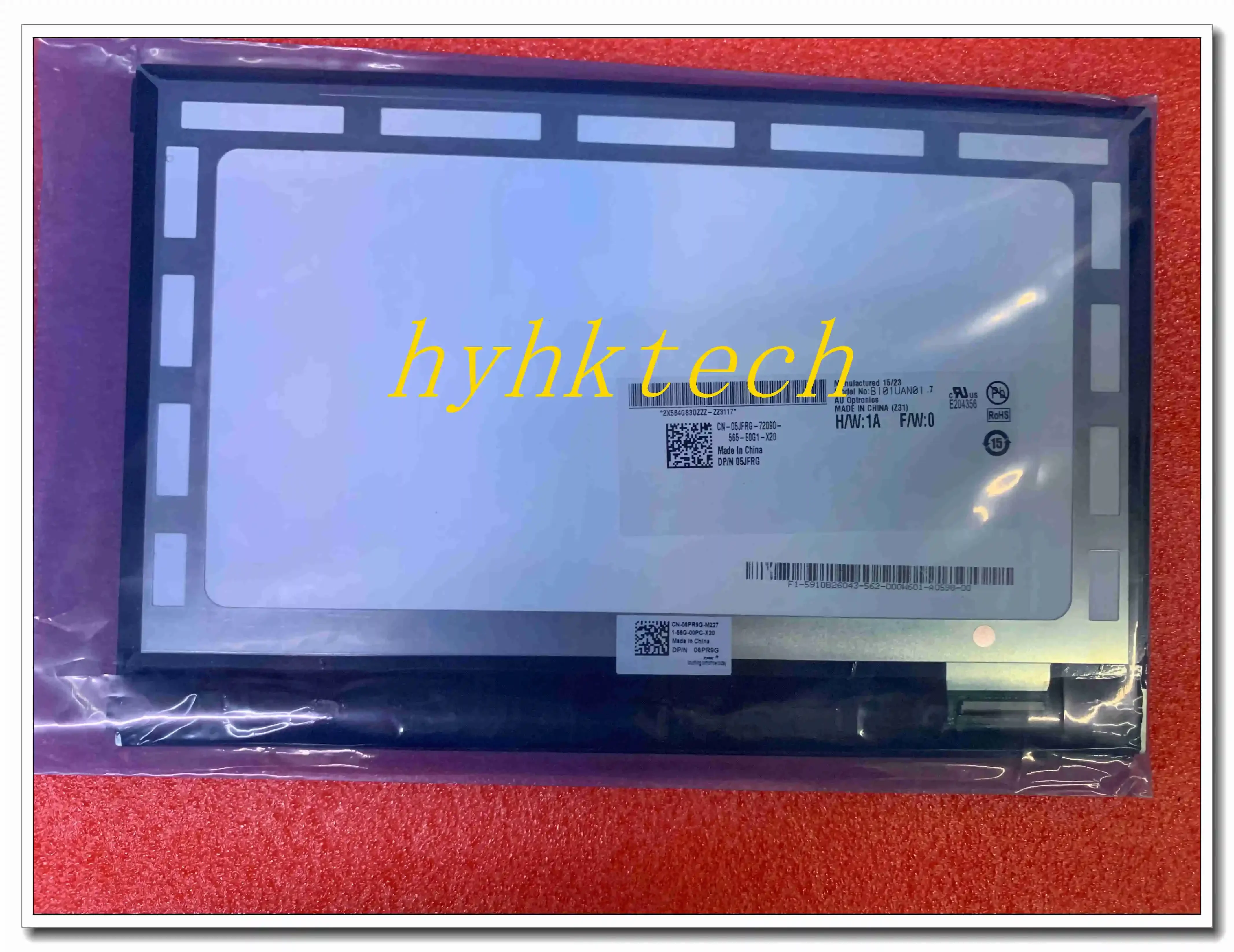 B101UAN01.7   B101UAN01.7 HW1A 10.1 inch lcd panel, Highest Resolution : 1920*1200,original in stock