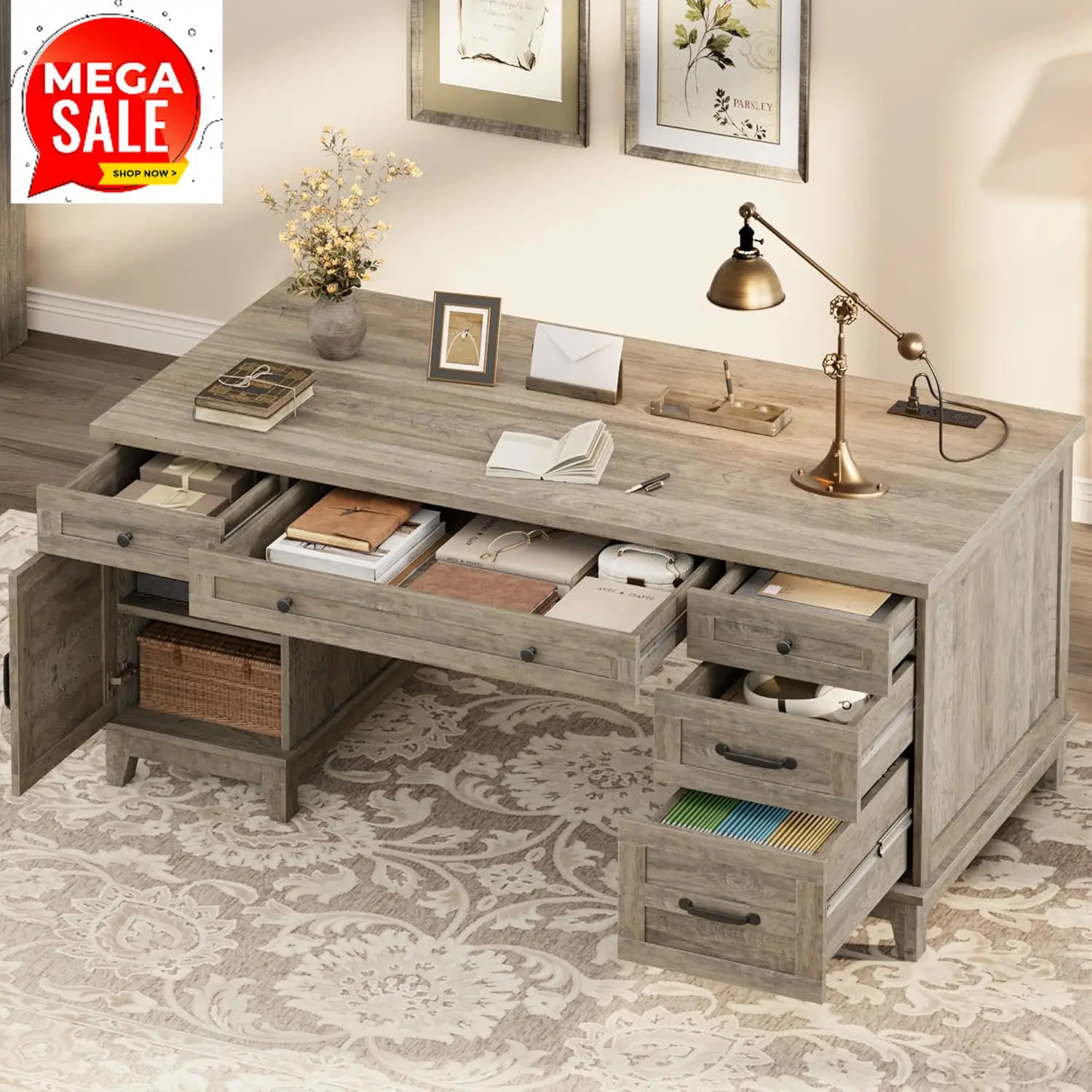 Rustic Gray Farmhou…