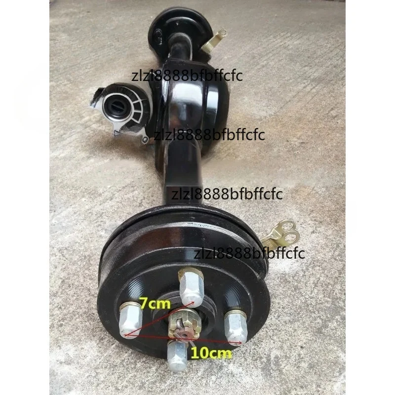 Suitable for differential split type gear power motor disc brake rear accessories tricycle rear axle assembly